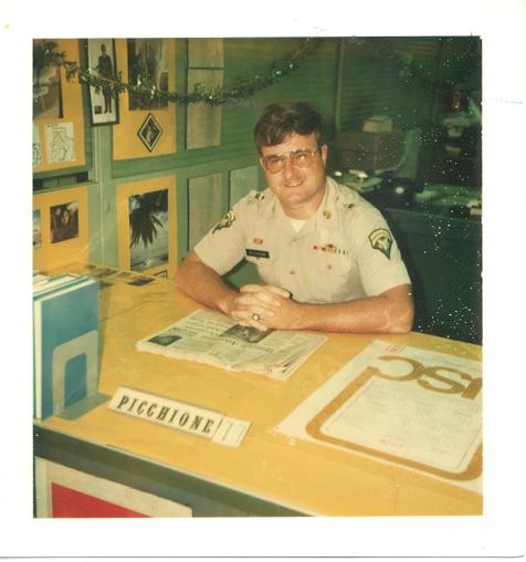 Frank Picchione, USARPAC-Honolulu SP6 Computer Programmer, REMF, Company Clerk, CIA Spook Enthusiast
